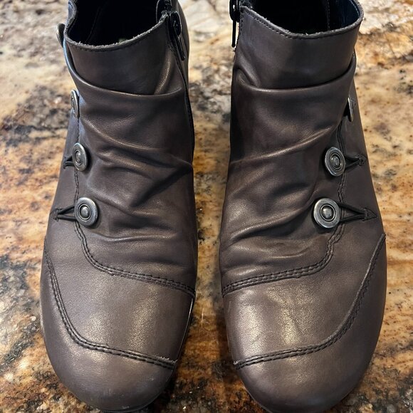 Remonte Leather Booties - Sz 41 - Picture 1 of 9